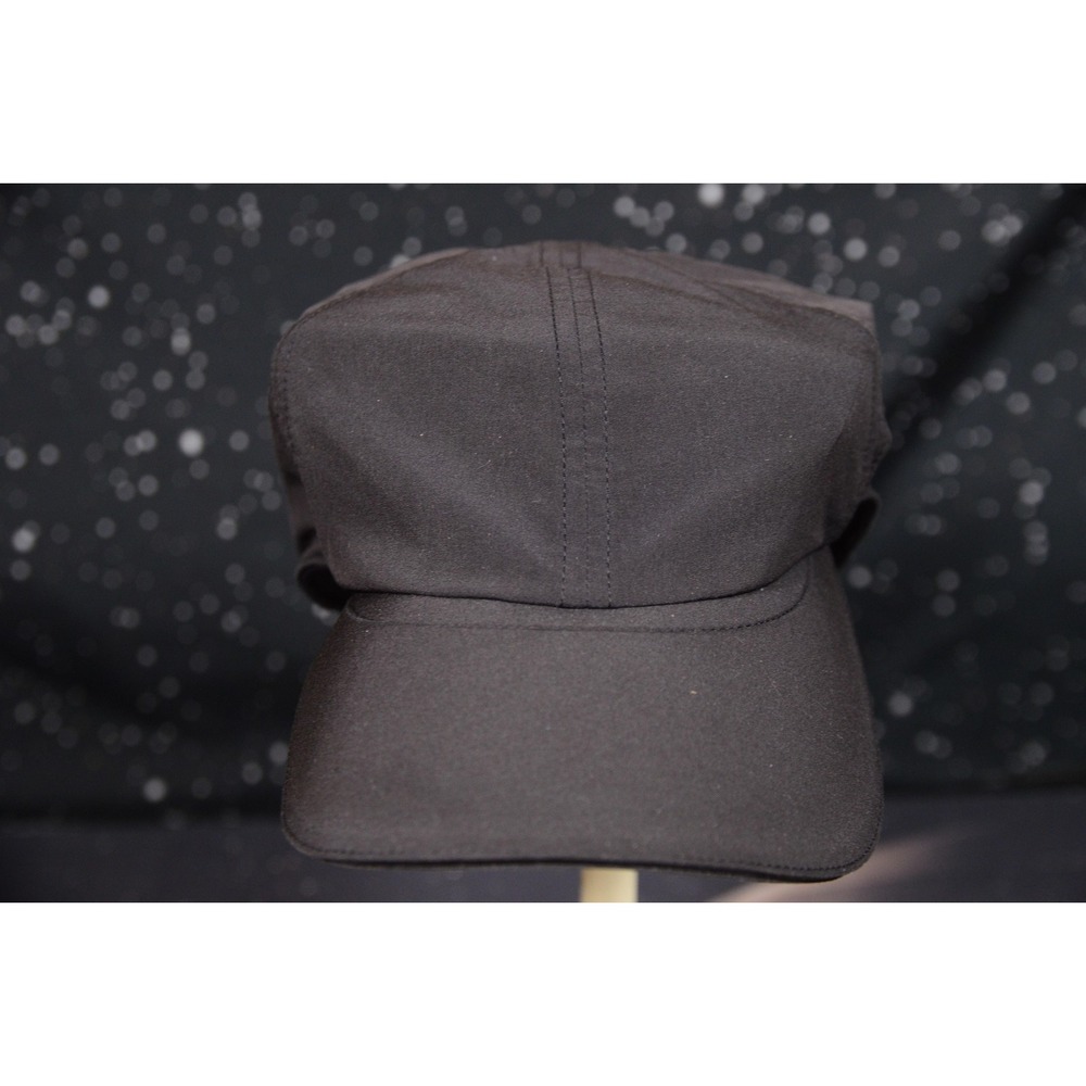 Lululemon Running Baseball Hat Cap Womens Adjustable Black Reflective Logo